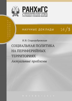 Ирина Стародубровская - Социальная политика на периферийных территориях. Актуальные проблемы