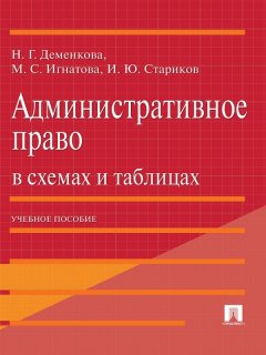 М. Игнатова - Административное право в схемах и таблицах. Учебное пособие