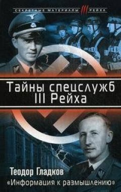 Теодор Гладков - Тайны спецслужб III Рейха. «Информация к размышлению»